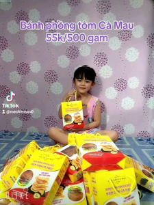 Bánh phồng tôm Cà Mau 1 kí (2 hộp)