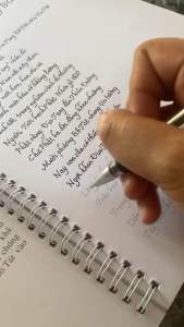 (BẢN CAO CẤP) Sổ tay chép kinh Chú Đại Bi chữ in mờ giấy đẹp