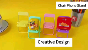Kursi Stand Hp Macaron Holder Ponsel Pajang Dudukan Multi Kursi Lipat