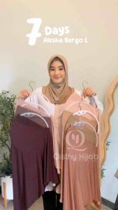 Qisthy Hijab - ALESHA BERGO SIZE L| Kerudung Sekolah Instan | Hijab Sport Olahraga Instant | Jilbab Jersey Premium | Hijab Sport Menutup Dada | Kerudung Instan Ped Antem | Hijab jersey | Bergo hamidah | Qisthy Hijab b
