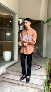 Alhudaya - Kemeja Koko Lengan Panjang Pria 01