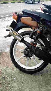 knalpot fizR force one hitam doff