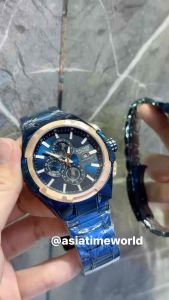 [Original] 8159G BRG-5 Balmer Chronograph Sapphire Mens Watch with Blue Dial and 50m Water Resistant Blue Stainless Steel Bracelet | Official Warranty