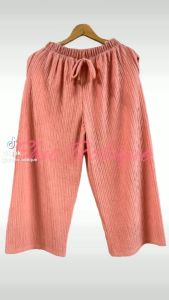 Bark Crep Pants with 2 Pocket Plain