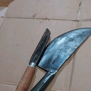 Satu Set Pisau Cincang Daging Ayam & Ikan Asli Baja