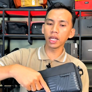 Tas Handbag Pria Evander - Tas Selempang Anti Air & Bara Api Menggunakan Bahan Polyester Filament | Fungsional Dapat Digunakan Dalam Berbagai Aktivitas