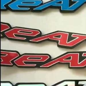 Emblem Honda Beat Bahan Karet Satu Set Untuk Kiri & Kanan