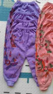 Promo Lusinan Celana Panjang Bayi Motif Warna - 0-6 Bulan