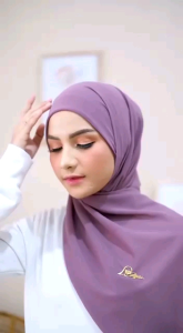 Pashtan Alisya Miulan Pashmina Instan Inner 2in1 70x170 Chiffon Terbaru