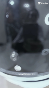 Helm Bogo Dewasa List Crome Kaca Datar Cembung Pet