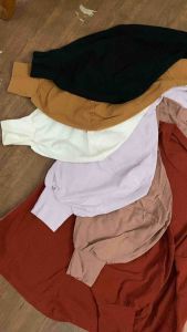 Rania Blouse Kaos Panjang wanita by Malissa Collection