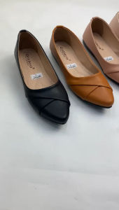 Flatshoes Gratica Terbaru RANIA kulit sintetis dan sol karet lembut / Sepatu kerja kasual