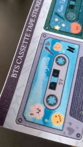 BTS Arirang World Tour Army Cassette Biscuit Sticker Set Vynil Waterproof Glittery Colorful