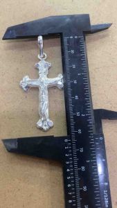 Mặt dây chuyền hình Thánh giá bạc s925 size đại cho nam đeo