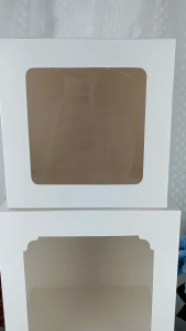 กล่องเค้ก 1-3 ปอนด์ ขาว ทรงสูง พิเศษ 19 cm. (100ใบ/แพ็ค)1ปอนด์2ปอนด์3ปอนด์