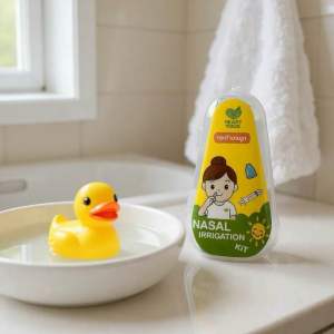 Nasal kit อุปกรณ์ล้างจมูก จุกล้างจมูก พร้อมกล่องเก็บอุปกรณ์ travel kit