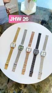 JIMS HONEY JAM TANGAN WANITA JHW 26 waterproof tahan air FREE BOX + BATERAI stainless steel