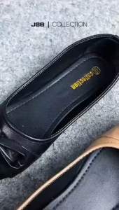 Sepatu balet flatshoes teplek wanita hitam kerja elegan murah kekinian korean style B11