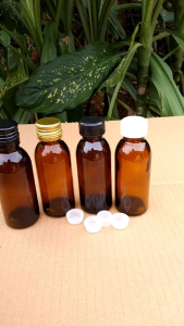 Botol Kaca Coklat 100ml BARANG REKONDISI (Isi paket 10 pcs)