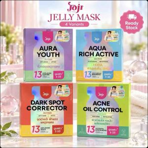 JOJI Secret Young Jelly Mask 50g | 4 Variants | Intensive Ampoule Serum + Jelly Mask Sheet | Made in Thailand