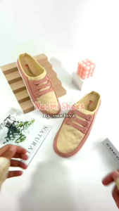 Sepatu wanita wedges ONE LOVE model bustong terbaru upper bordir variasi list sol TPR putih ringan dan empuk