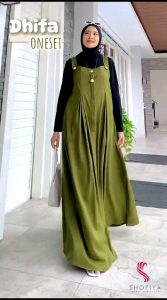 Dhifa One Set by GGS Shofiya Outer + Inner Adem Cantik Best Seller