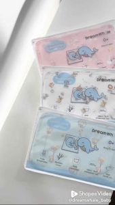 แผ่นรองศีรษะหายใจผ่านได้ (Breathable Head Pad) หนา 1 cm ปลอกใยไผ่เนื้อนุ่มพิเศษ ไม่บาดผิวทารก สำหรับ 0-1 ขวบ ขนาด 25x40 ซม. แบรนด์ DreamWhale