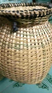 ฆ้องใส่ปลา กบ เขียด งานฝีมือคนแก่ชาวบ้าน ทำสวย งานดี