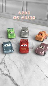 SFS - [1 SET ISI 6] MINIATUR TART MCQUEEN MC QUEEN MOBIL MOBILAN ANAK LAKI LAKI DEKORASI KUE ULANG TAHUN ANAK COWOK ANAK LAKI MOBIL MAC QUEEN BAKERY DIY HIASAN CUPCAKE HIASAN TART ULTAH