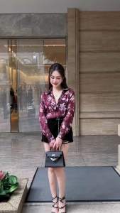 Áo sơ mi Yenny hoạ tiết Hoa 4 màu áo công sở chất vải voan tơ ép nổi cao cấp nữ tính thanh lịch phôm suông