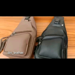 Tas Selempang Pria Kulit sapi Model Lupus