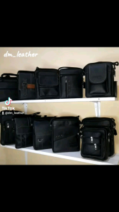 Tas Selempang Pria Kulit Sapi model aril