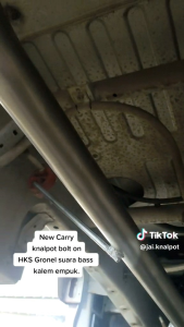 New Carry knalpot racing bolt on