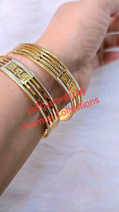 กำไลอินเดีย เมกกะ 2วง งาน2โทน สินค้าพร้อมจัดส่ง