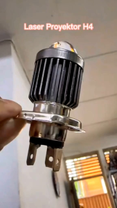 Lampu LED Utama Motor Mobil H-4 Laser D2 2 Warna  Putih/Putih DC - D2-H4