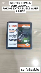 SENTER KEPALA / LAMPU KERJA LUBY 60W L-2911L