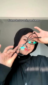 Kacamata Lensa Antiradiasi 8146 & Photocromic Lentur Elastis