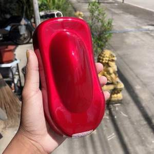 สีพ่นรถยนต์ 2K สีแดงแก้ว  สำหรับใส่กาพ่น