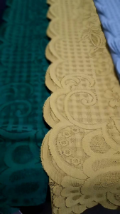 Taplak Meja Makan Renata 4-6 Kursi Bahan Polyester Size 150 x 220 Cm