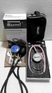 Baxtel Aneriod Sphygmomanometer With Lavender Deluxe Stethoscope