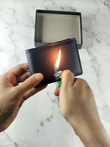 Dompet Pria Lipat Mini Slim Wallet 100% Kulit Sapi