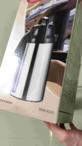 Termos Air Panas Pencet/Air Pot Pompa 3 Liter Body stainless - Vacuum