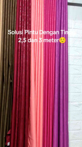 PROMO GORDEN TINGGI 3 METER ( 300 CM ) Korden Pintu Jendela Murah Embos Polos Bisa COD