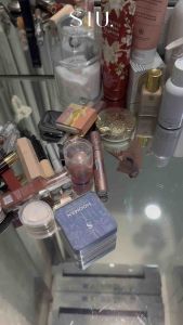 Sakura Rotating Beauty Rack Organizer - Rak Organizer Kosmetik Multifungsi Putar 360 Derajat Astetik Kapasitas Besar