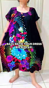 6XL BAJU BATIK DRESS / BAJU BATIK TIDUR GOOD QUALITY