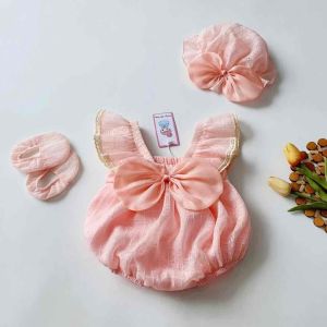 (3-12kg) Body Cánh Tiên Hồng NHÍM XÙ KIDS Cho Bé Gái Sơ Sinh Đầy Tháng Thôi Nôi Sinh Nhật B113