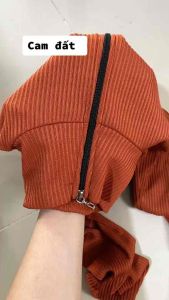 Áo khoác nữ chống nắng CỔ TRỤ vạt bầu dây kéo giữa ôm body croptop tay dài vải thun len gân dày dặn Áo Khoác Mỏng Ủ Kem