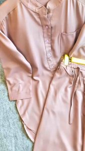 Setelan oneset celana basic polos wanita