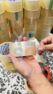 เทปใส 60หลา !!!!!ปิดกล่องพัสดุ เทปกาวอเนกประสงค์ เหนียว ปิดแน่น มีรอยเปิด 60หลา  กว้าง 2 นิ้ว