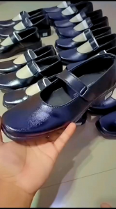 SEPATU PANTOFEL WANITA KULIT HITAM/SEPATU ANAK SEKOLAH CEWEK/SEPATU KERJA PONDOK DAN PASKIB PEREMPUAN